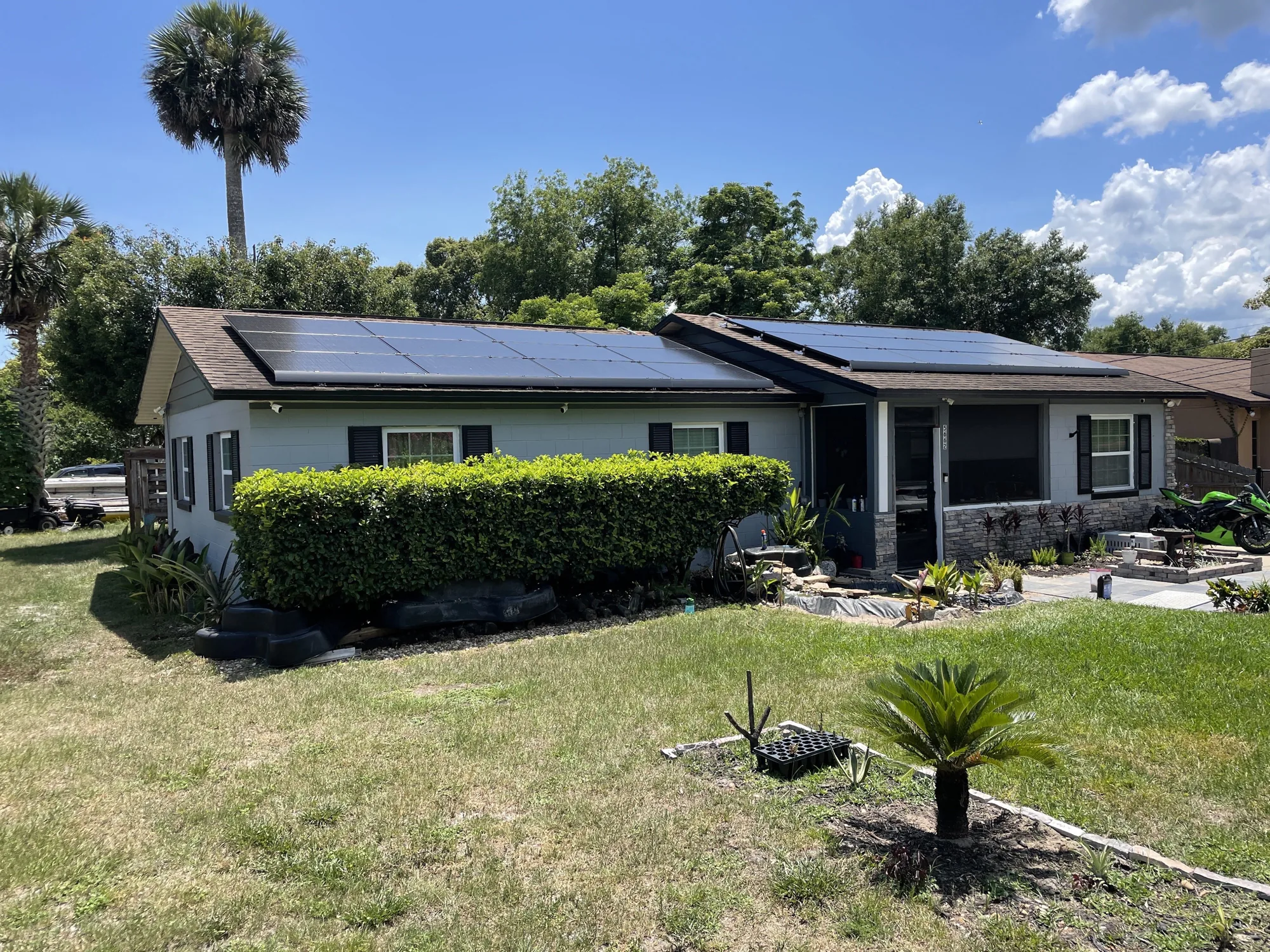 Florida home solar project
